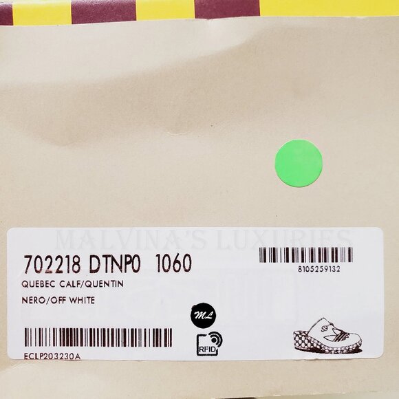 GUCCI SHOES ADIDAS X TREFOIL LEATHER HORSEBIT CLOG MULES sz 37 7 - Picture 15 of 16